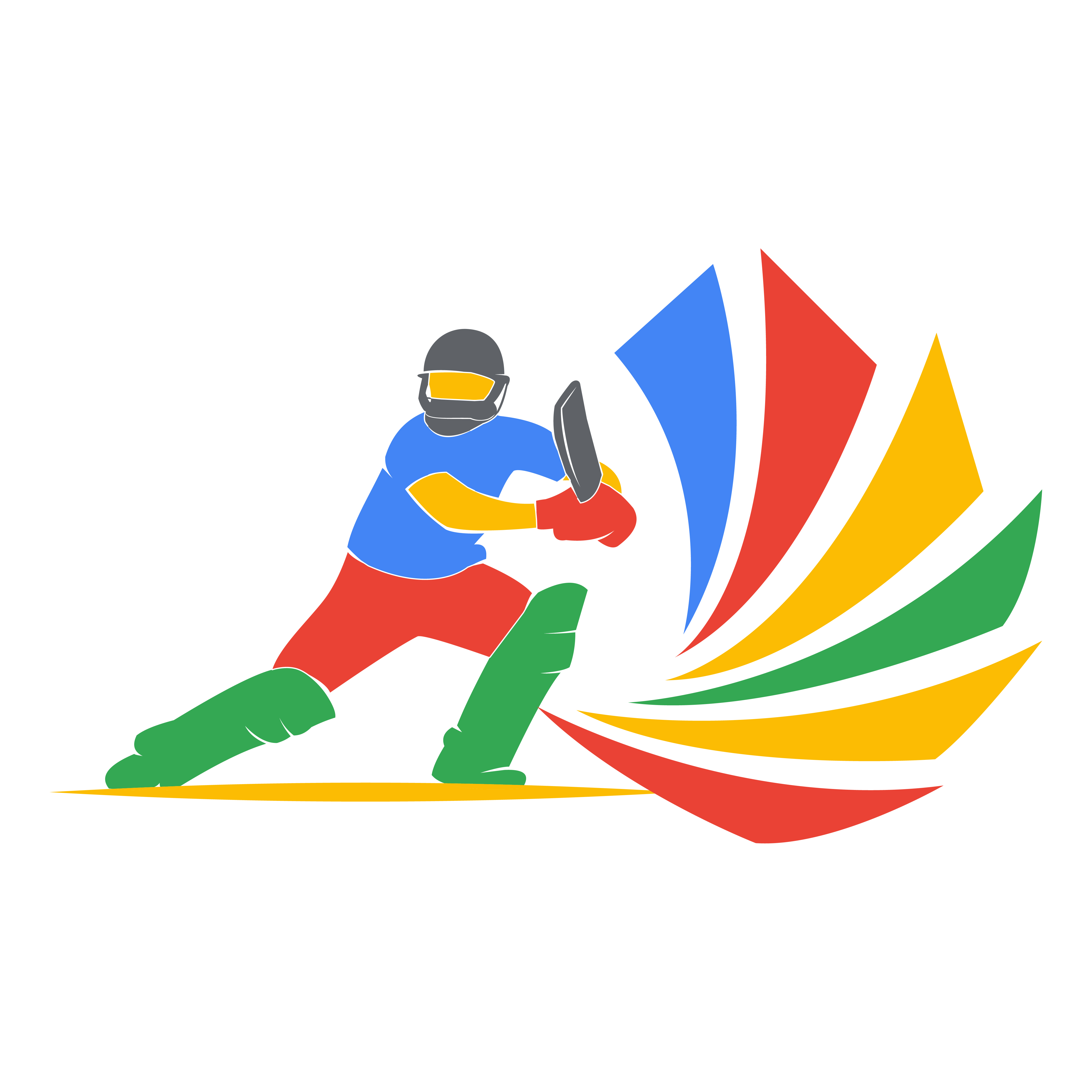 Overhead view of a futuristic glowing cricket stadium under soft evening light